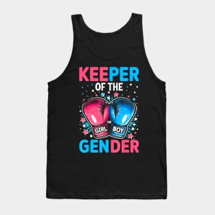 Gender Reveal Keeper Of Gender Boxing Tank Top